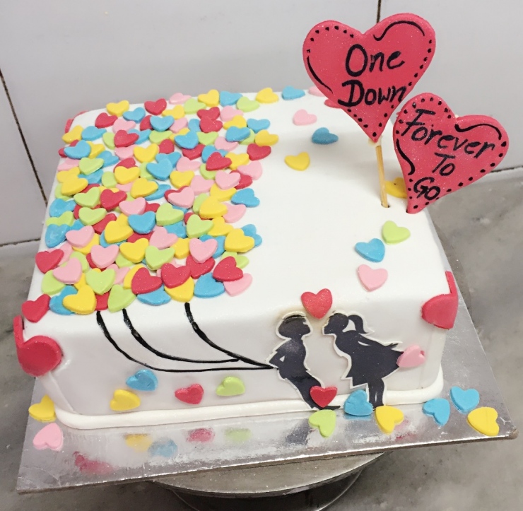 Surprise Wedding Anniversary Cake For Your Better Half